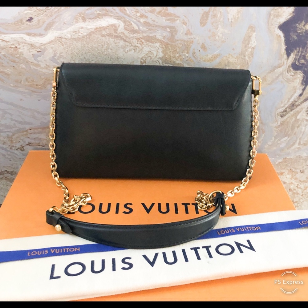 Louis Vuitton Calfskin ‘Love Note’ Black Chain Bag - Picture 3 of 8